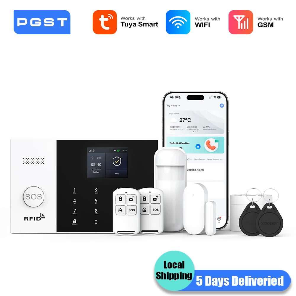 WiFi GSM Smart Home Alarm System - Tuya Security Kit by Tidesmit Tidesmit