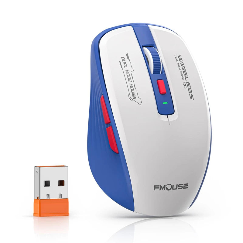 M303L Bluetooth Wireless Mouse 2.4G Dual Mode 1600 DPI Silent Tablet Notebook PC Office Portable Mouse For Android ios