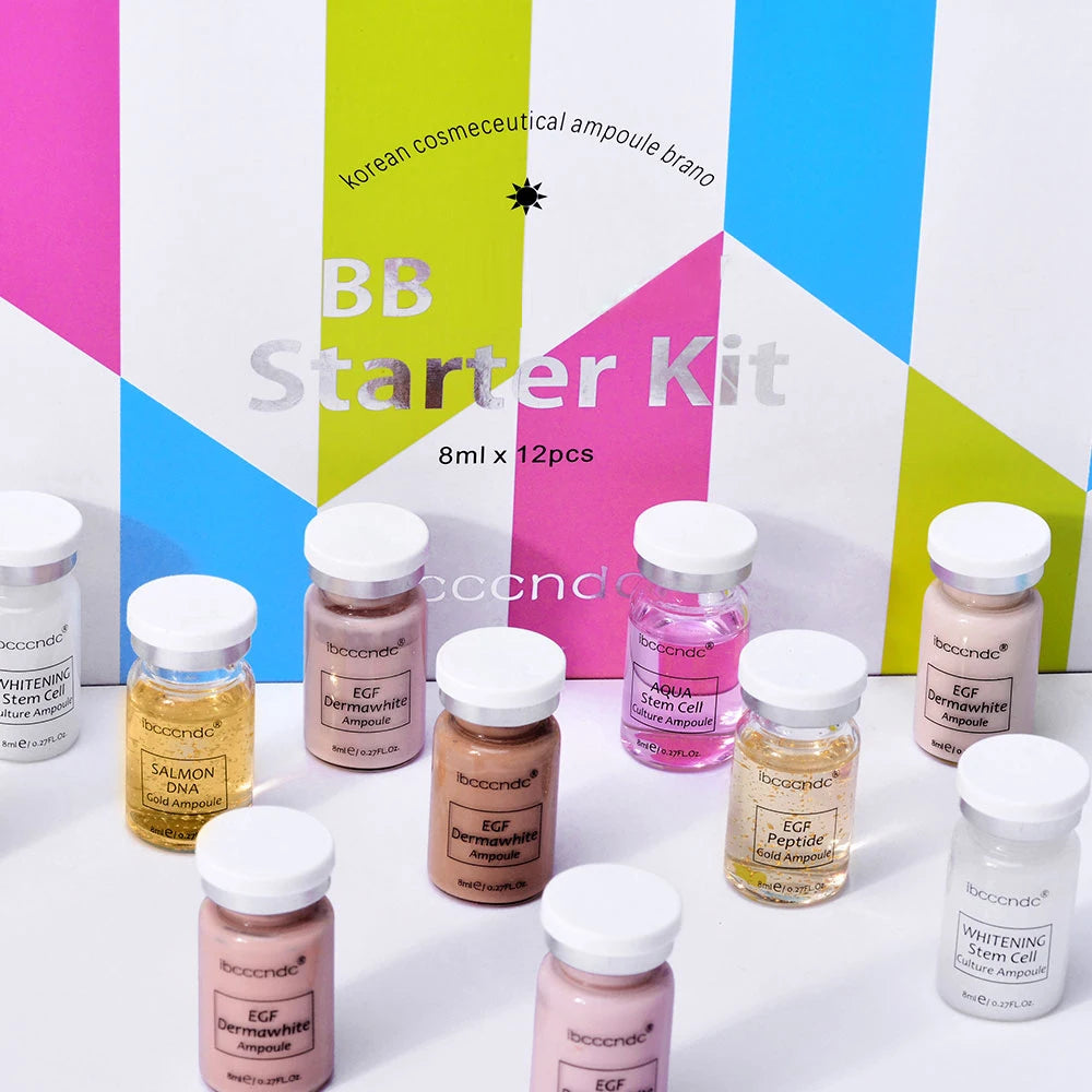 Tidesmit Korea BB Cream Glow starter kit texture close-up featuring niacinamide and peptide face serum essence