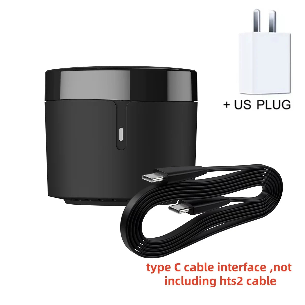 BroadLink RM4 Mini smart IR remote hub with US plug and USB-C cable