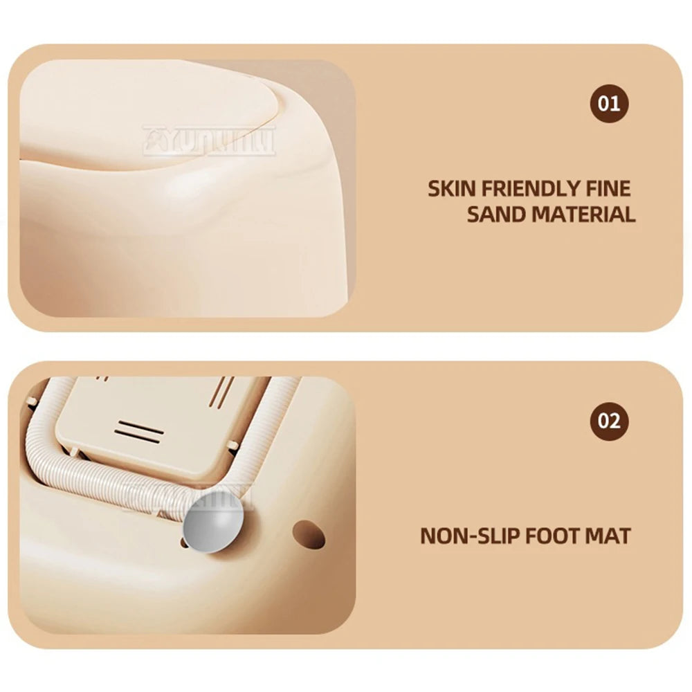 Tidesmit portable automatic mini washer cleaning small items like baby clothes and bras in side profile view