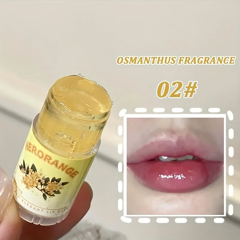 Flower Lip Balm - Moisturizing Tinted Lip Care & Hydrating Treatment Lip Care 02 1.8g Tidesmit