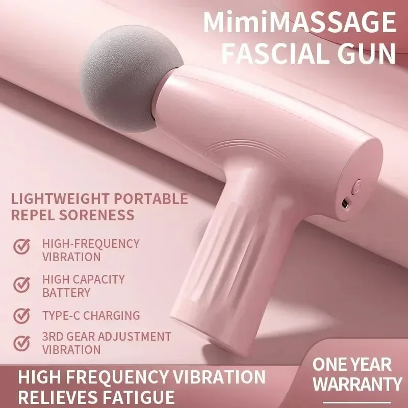 Portable Deep Tissue Massage Gun for Targeted Muscle Recovery Therapy Relaxation Treatment Tidesmit