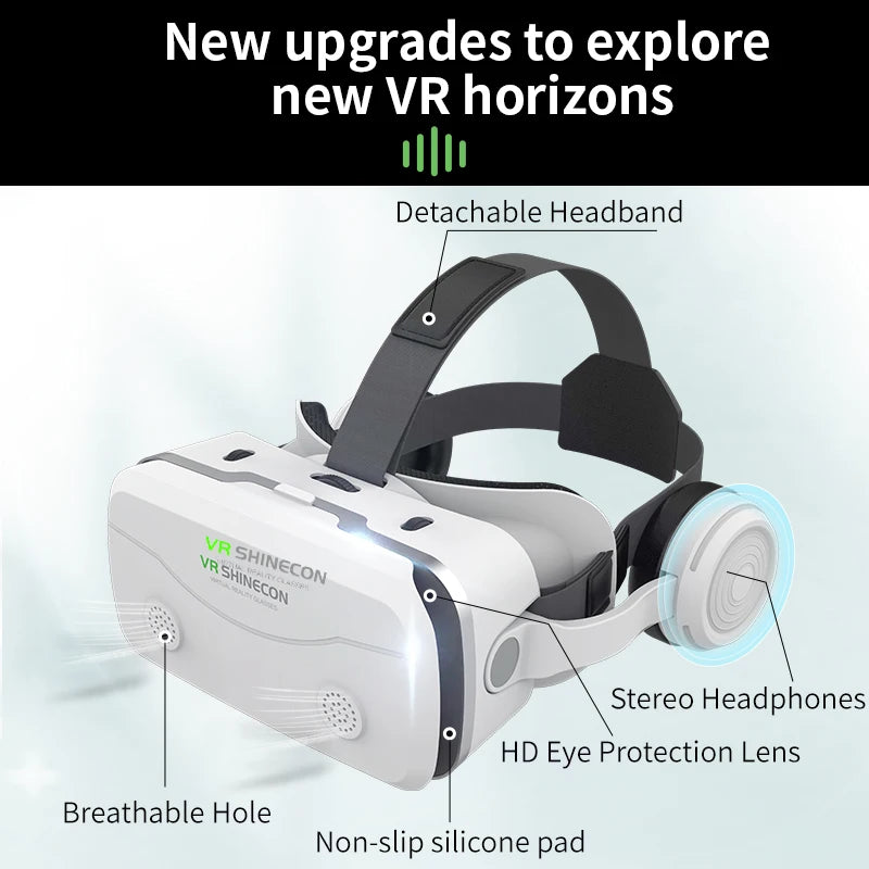 Tidesmit VR Headset for 4.7-7 Inch Smartphones - 3D Cinema Experience Tidesmit