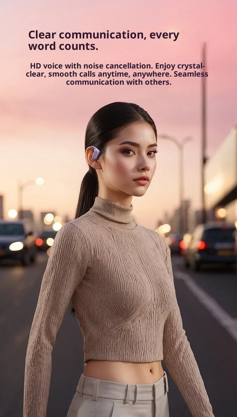 Wireless Ear Hook Headphones Bluetooth 5.4 Sport Tidesmit Tidesmit