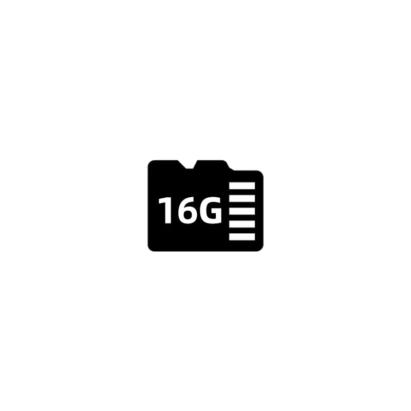 16GB microSD card storage icon with plug-in design