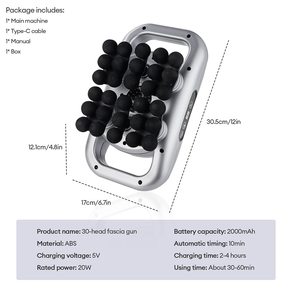 Deep Tissue Massage Gun: Percussion Muscle Recovery Tool Relaxation Treatment Tidesmit