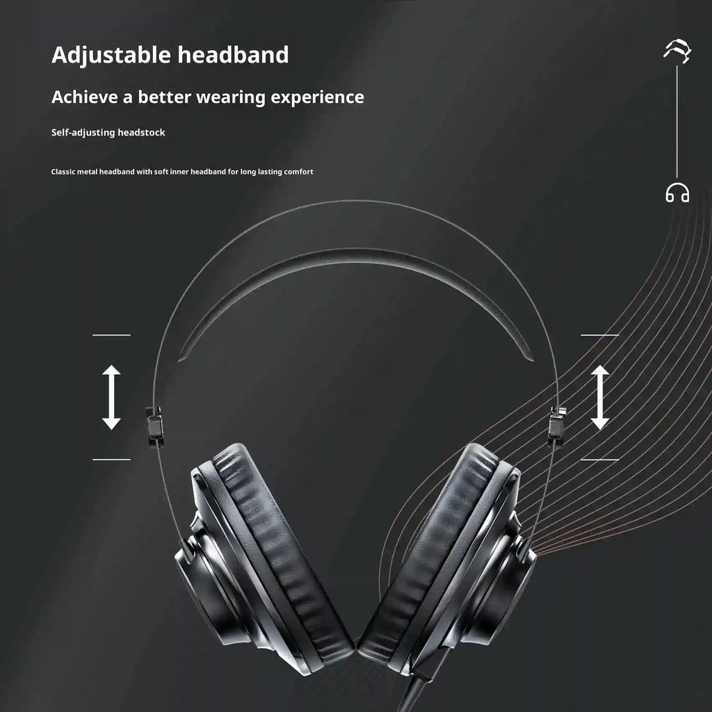 Studio Monitor Headphones Over Ear - Wired Precision Audio Tidesmit