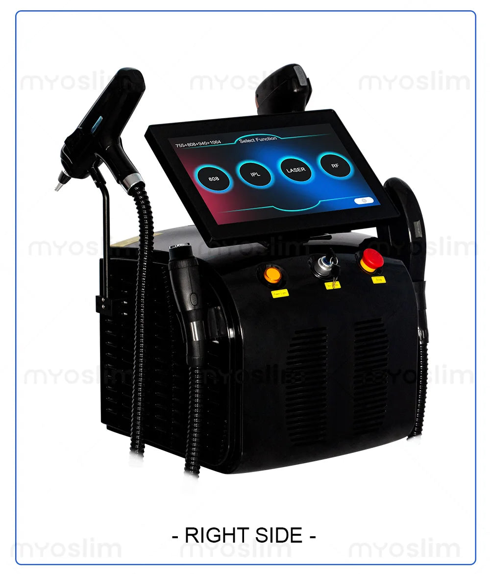 Tidesmit 4-in-1 Ice Platinum Laser Hair Removal machine featuring 755 808 940 1064nm wavelengths for painless results