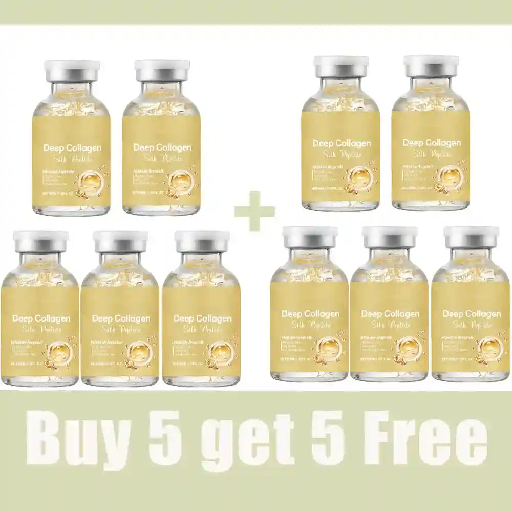 Tidesmit Silk Peptide Ampoule anti-aging serum with collagen and 30 peptides for firming and lifting skin texture