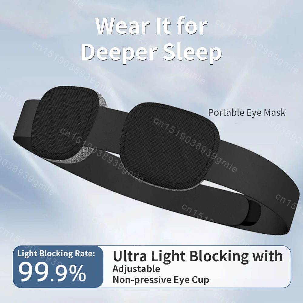 Adjustable 3D Sleeping Eye Mask - Ergonomic Light Blocking Aid Tidesmit