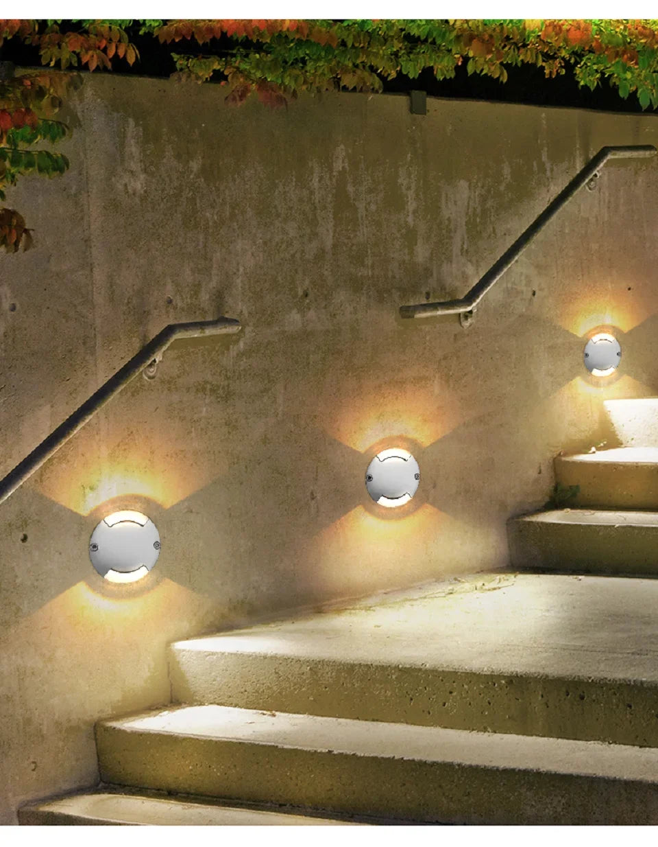 QITU 12V 24V LED Outdoor Ground Spot RGB Garden Side Light Waterproof IP67 Mini Surface Mounted Thin Terrace Courtyard Spotlight