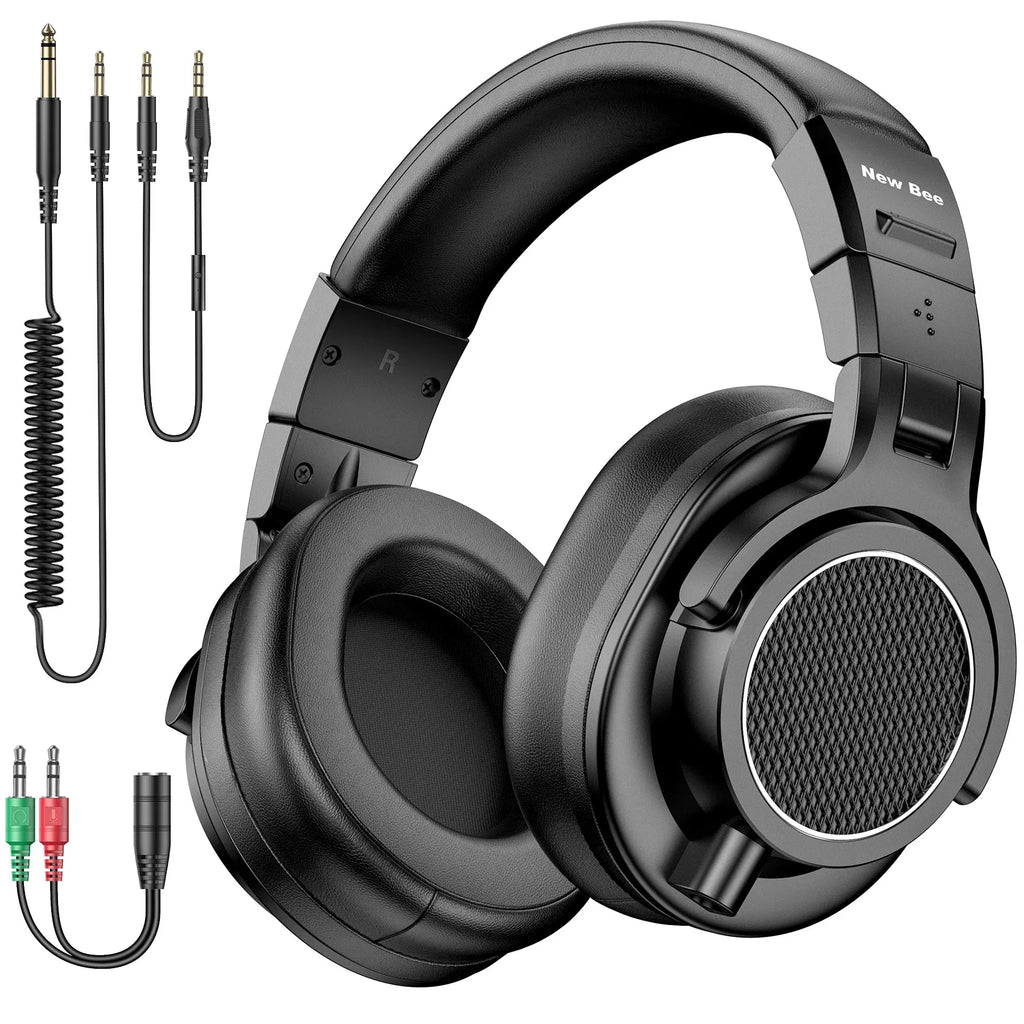 Tidesmit Wired Studio Headphones Over Ear Monitor With Mic Tidesmit