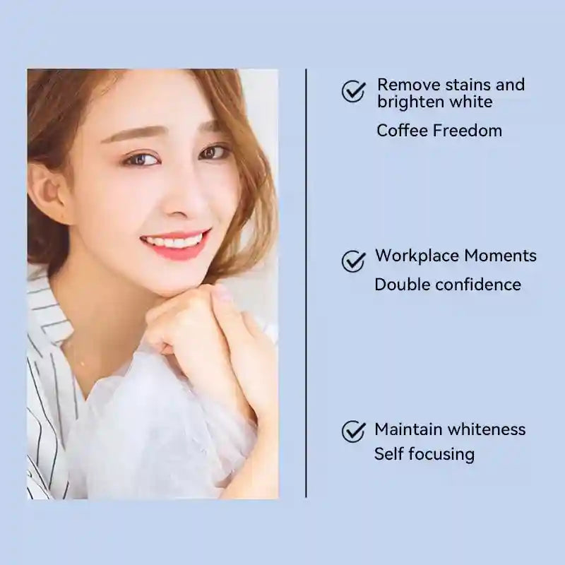 Tidesmit teeth whitening toothpaste for dental calculus removal, bad breath control, and gum health care.