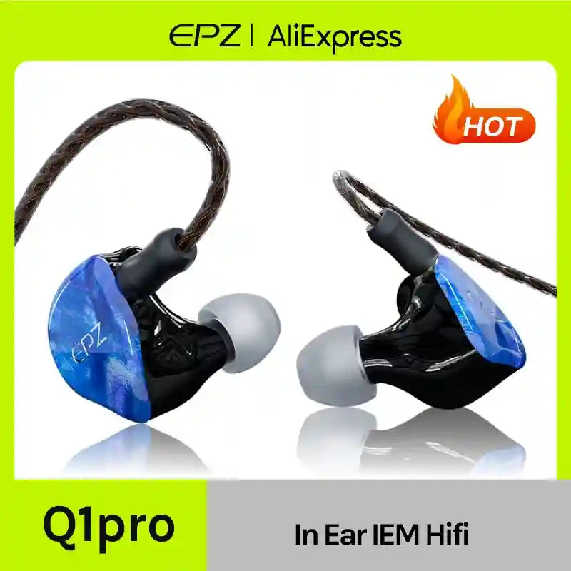 Wired HiFi IEM Earphones with Mic | High-Fidelity Bass Earbuds Tidesmit
