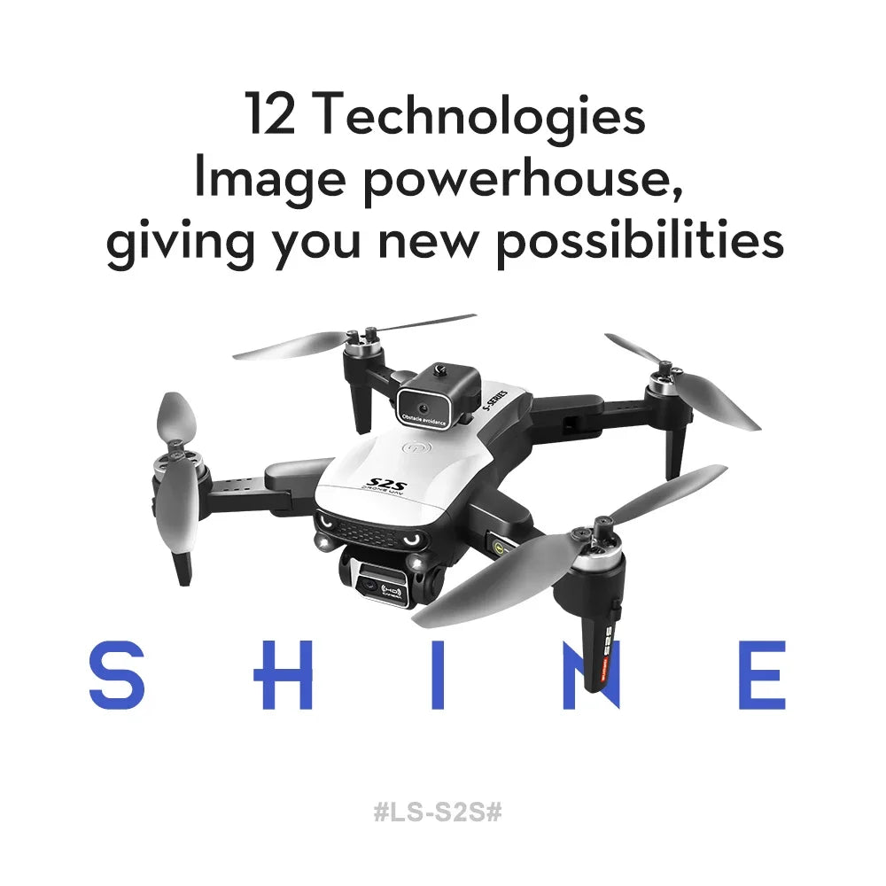 Camera Drone with Obstacle Avoidance - Foldable 8K GPS Quadcopter Tidesmit