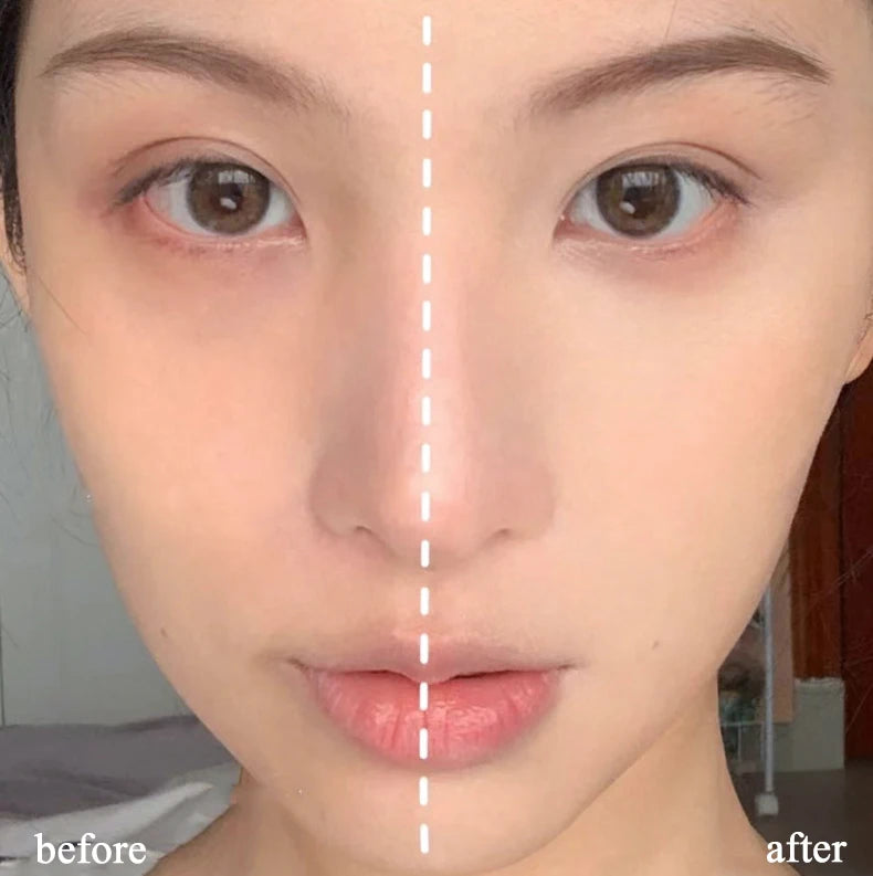 Tidesmit high coverage 3-color concealer palette for dark circles and green nose contouring texture close-up