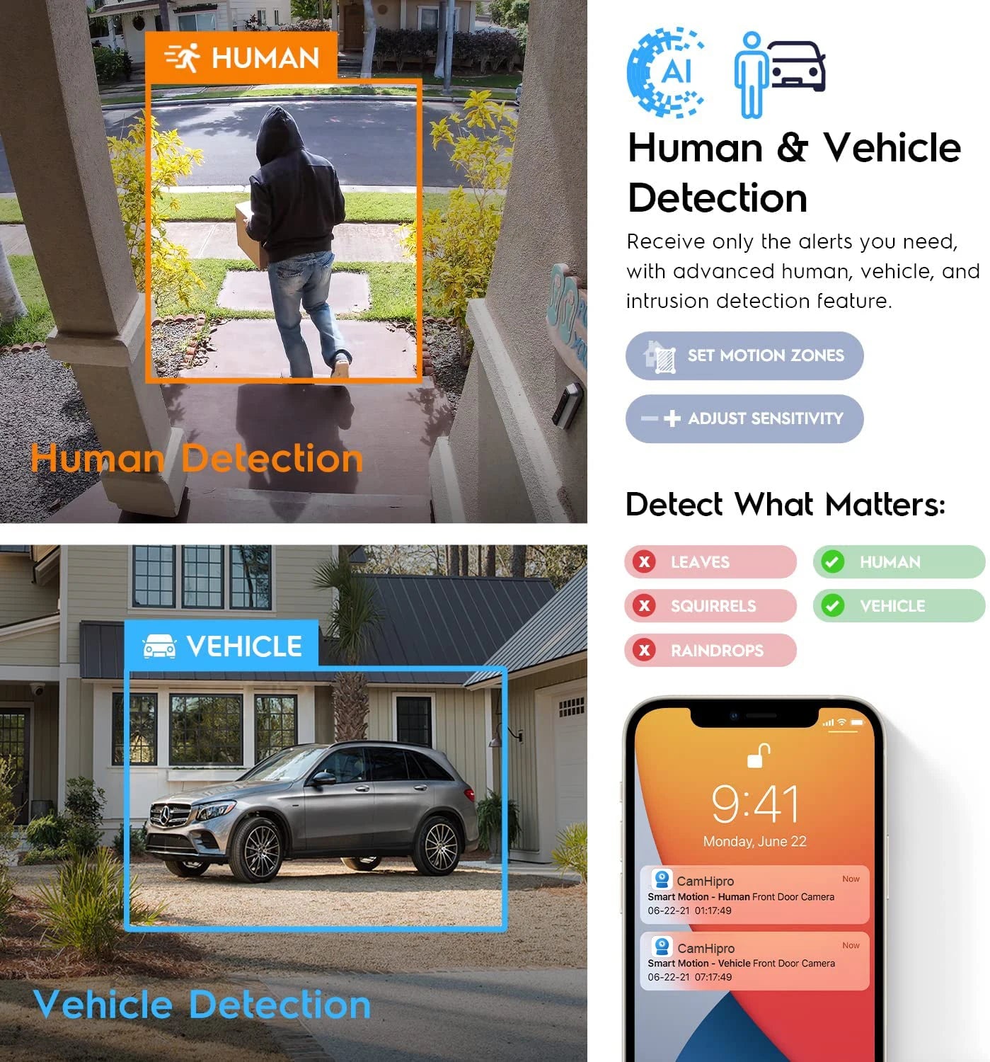 8MP 4K IP Camera Wifi 30X Optical Zoom PTZ CCTV Outdoor AI Human Vehicle Tracking Audio Onvif POE Surveillance Camera