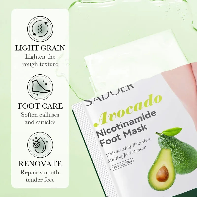 Fruit Foot Peel Mask 6 Pack - Spa-Quality Exfoliating Treatment Scrubs Treatments Tidesmit