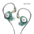KZ EDX pro Earphones Bass In Ear Monitor Headphones Sport Noise Cancelling HIFI Headset New Arrival! EDX pro cyan NO mic China Mainland Tidesmit