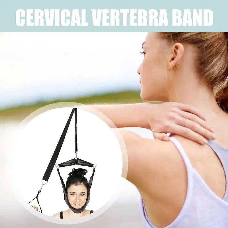 Neck Traction Device for Cervical Spine Relief - Ergonomic Wellness Kit Relaxation Treatment Tidesmit