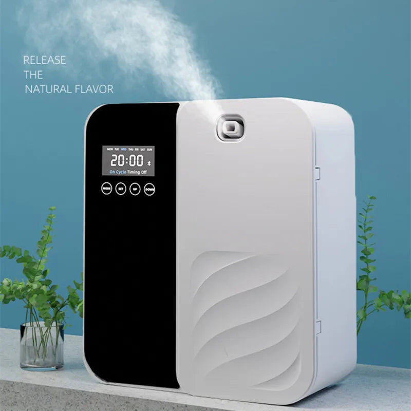 Wall Mounted Aroma Diffuser500ML Commercial Hotel Fragrance Machine Bar KTV Automatic Waterless Essential Oil Nebulizer Diffuser