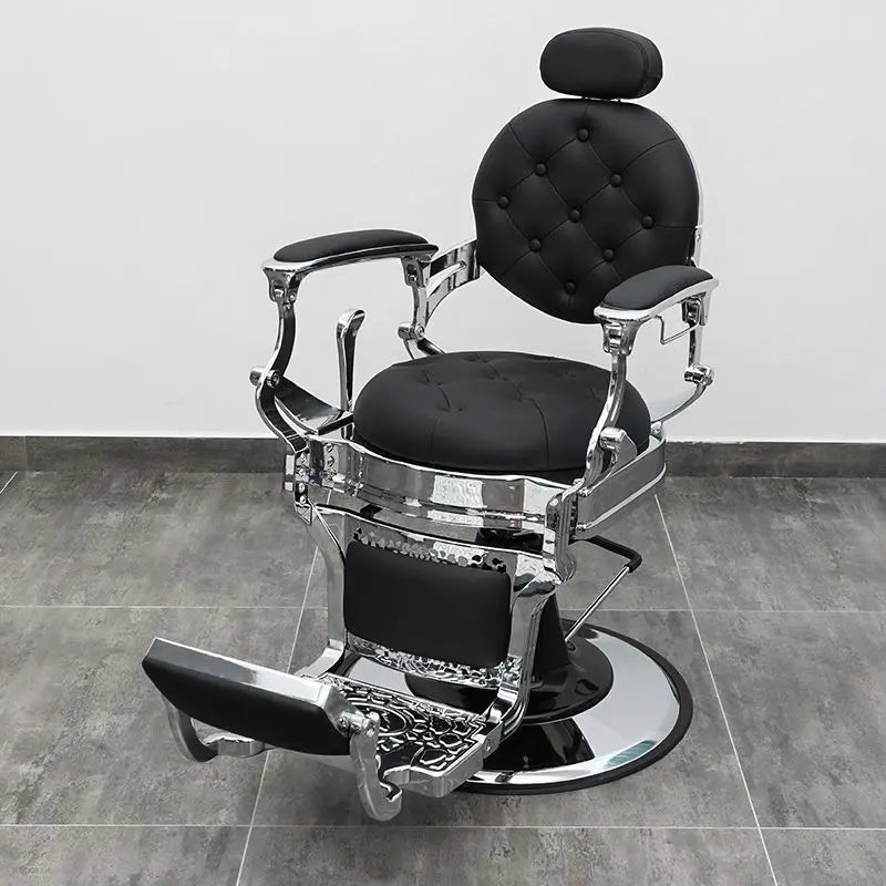 Professional Reclining Barber Chair for Hair Cutting and Shaving Massage Chairs Tidesmit