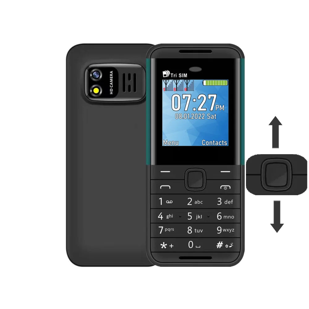 SERVO BM5310 Small Cell Phone 3 SIM Card 1.3" Screen Mini Mobile Phones Auto Call recorder Bluetooth dial Speed dial Cellphones