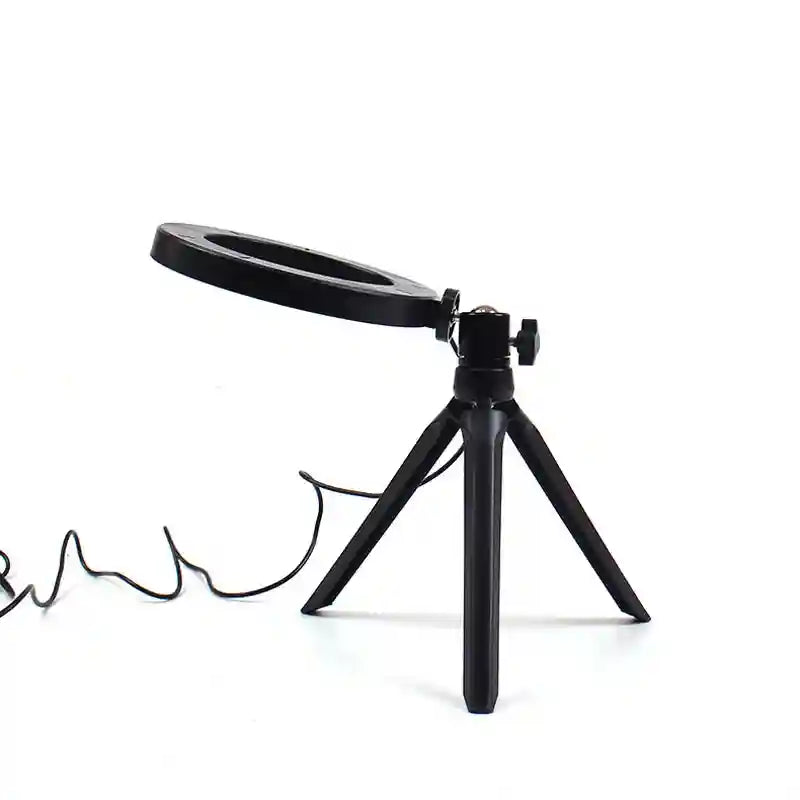 LED Ring Light with Tripod - Dimmable 33cm Content Creation Lamp Tidesmit