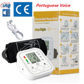 Digital Blood Pressure Meter Medical Voice Arm BP Sphygmomanometer Automatic Tonometer Tensiometer Pulse Heart Rate Health Meter