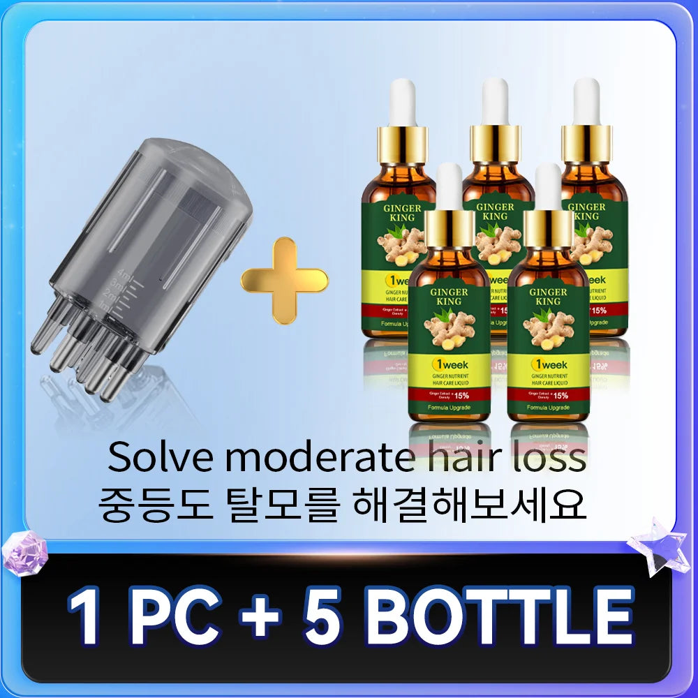 Hair Growth Serum - Root Activation & Density Treatment | Tidesmit Relaxation Treatment 1PC with 5bottles Tidesmit