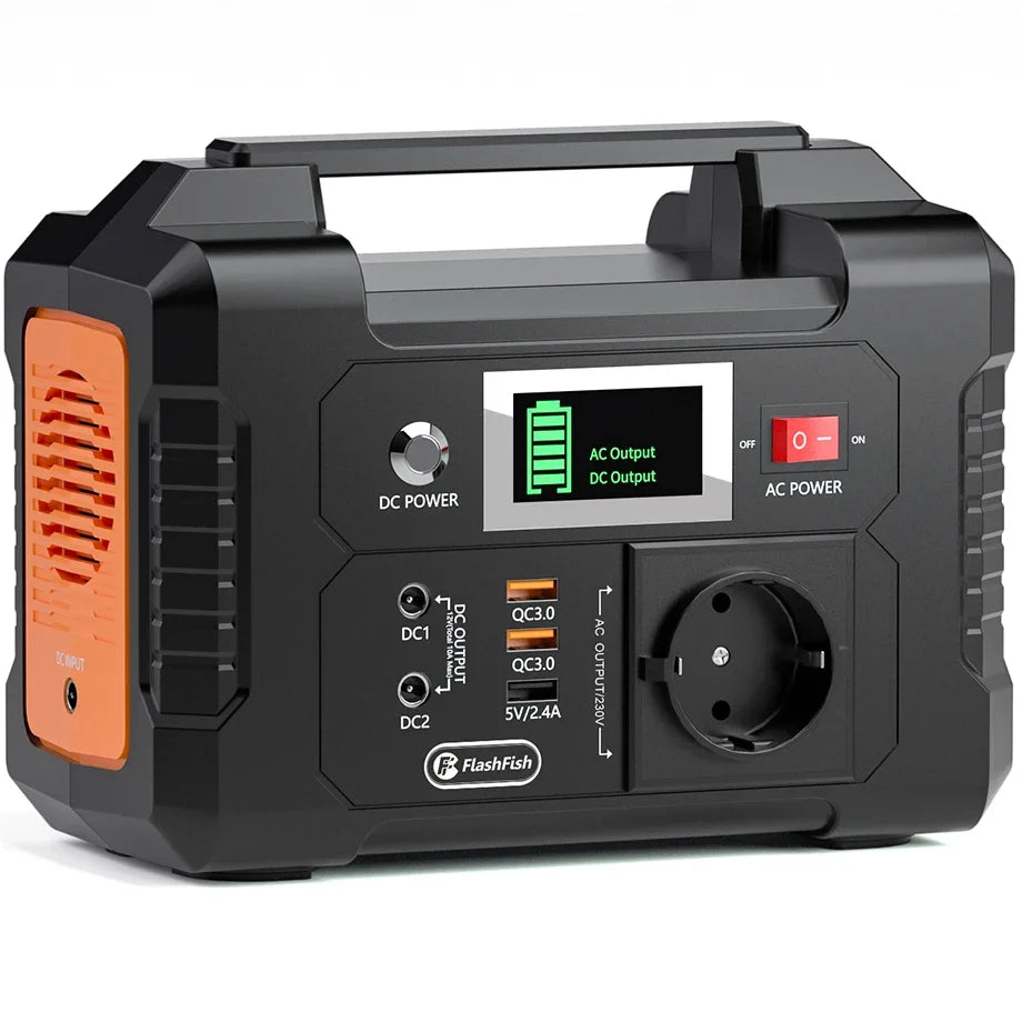 Portable Power Station 200W 151Wh Solar Generator - Tidesmit E200 Tidesmit