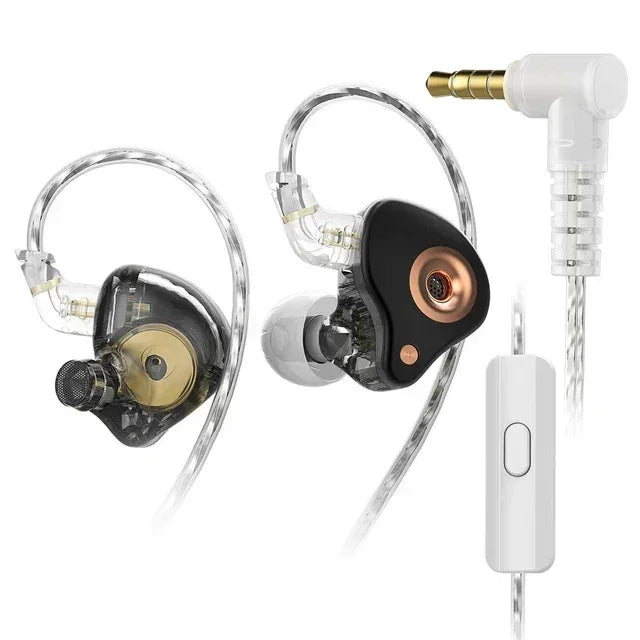 Tidesmit HiFi In-Ear Monitors with Dynamic Bass & Noise Cancellation VENUS-Black-MIC Tidesmit