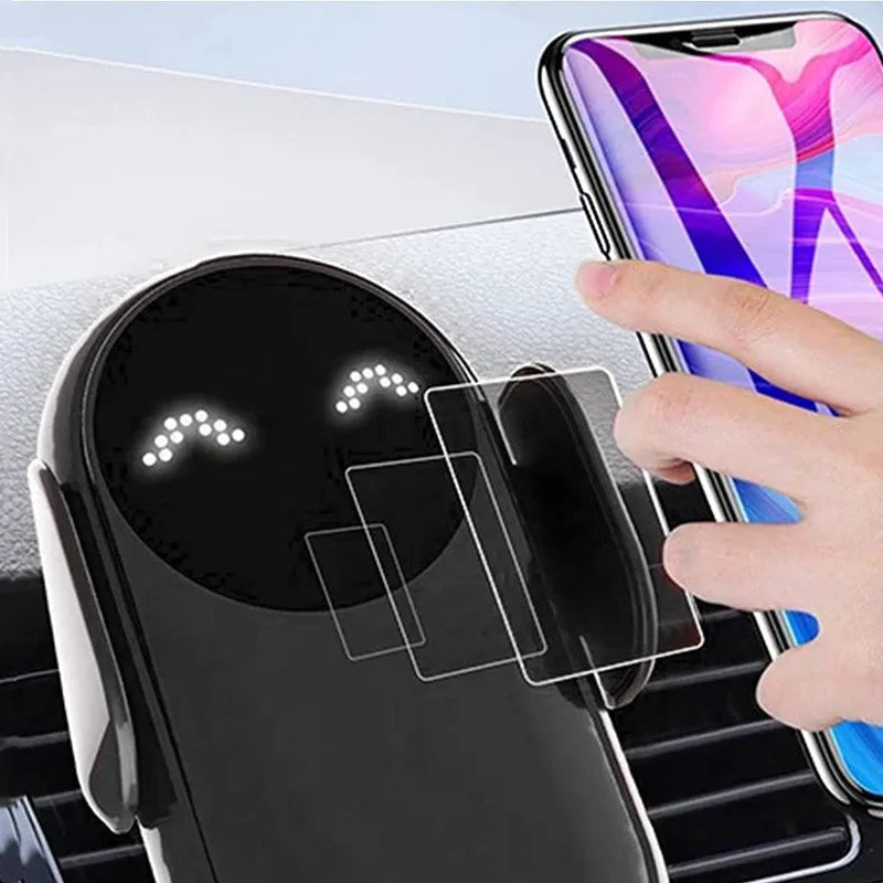 Wireless Car Charger Mount 30W Fast Charging Phone Holder for Car Tidesmit