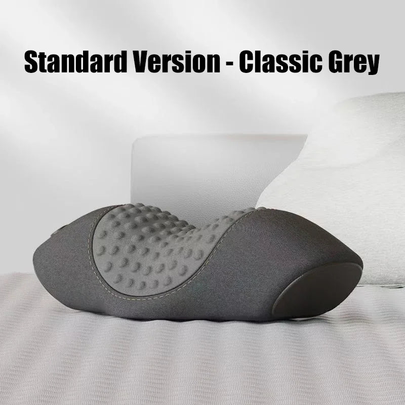 Heated Neck Massager Pillow | Deep Tissue Cervical Traction | Space Gray Massage Cushion JZZ-Dark Gray Tidesmit