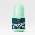 Water Ice Levin 72H men's deodorant stick in a mint green matte container with a dark teal and silver anti-stain label.