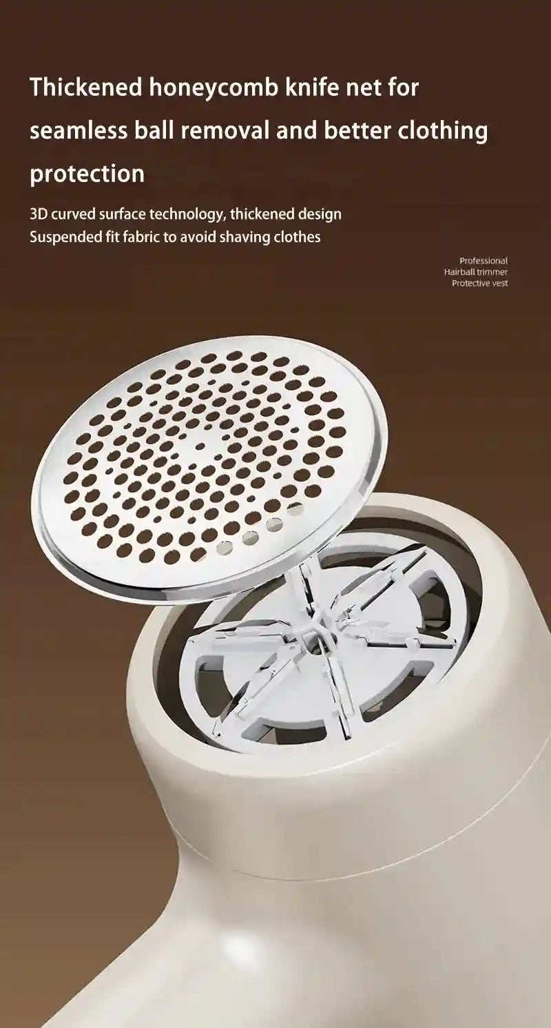Tidesmit rechargeable fabric shaver removing lint and hair balls from clothes as a versatile laundry appliance