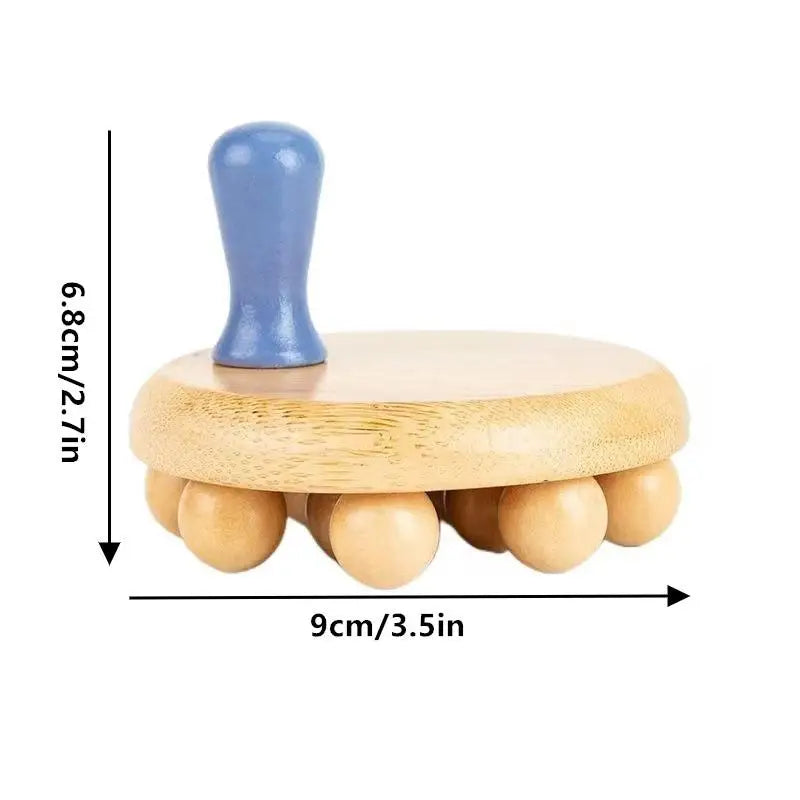 Anti Cellulite Massage Wooden Body Brush - Natural Dry Skin Tool Body Shaping Massage Equipment NO.6 Tidesmit