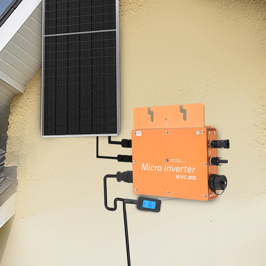 800W Solar Power Inverter, Solar Power Inverter with LCD Display, 32-bit DSP Full Digital SPWM Control, High Security