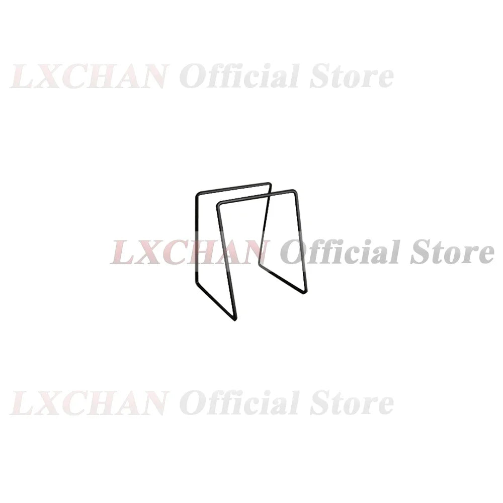 LXCHAN matte black minimalist metal pour-over coffee dripper stand for kitchen brewing.