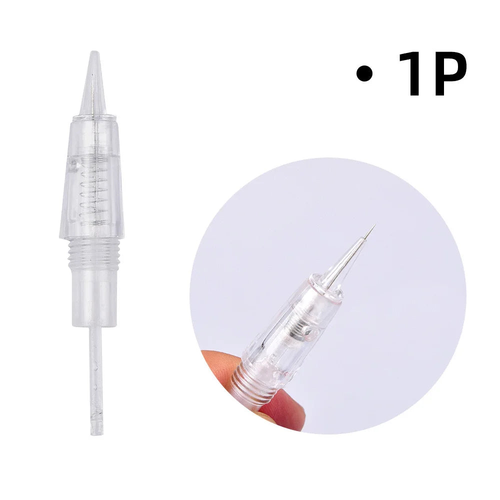 PMU Machine: Digital LED Rotary Permanent Makeup Device Kit Permanent Makeup Machines 1P-30pcs Neeldes Tidesmit