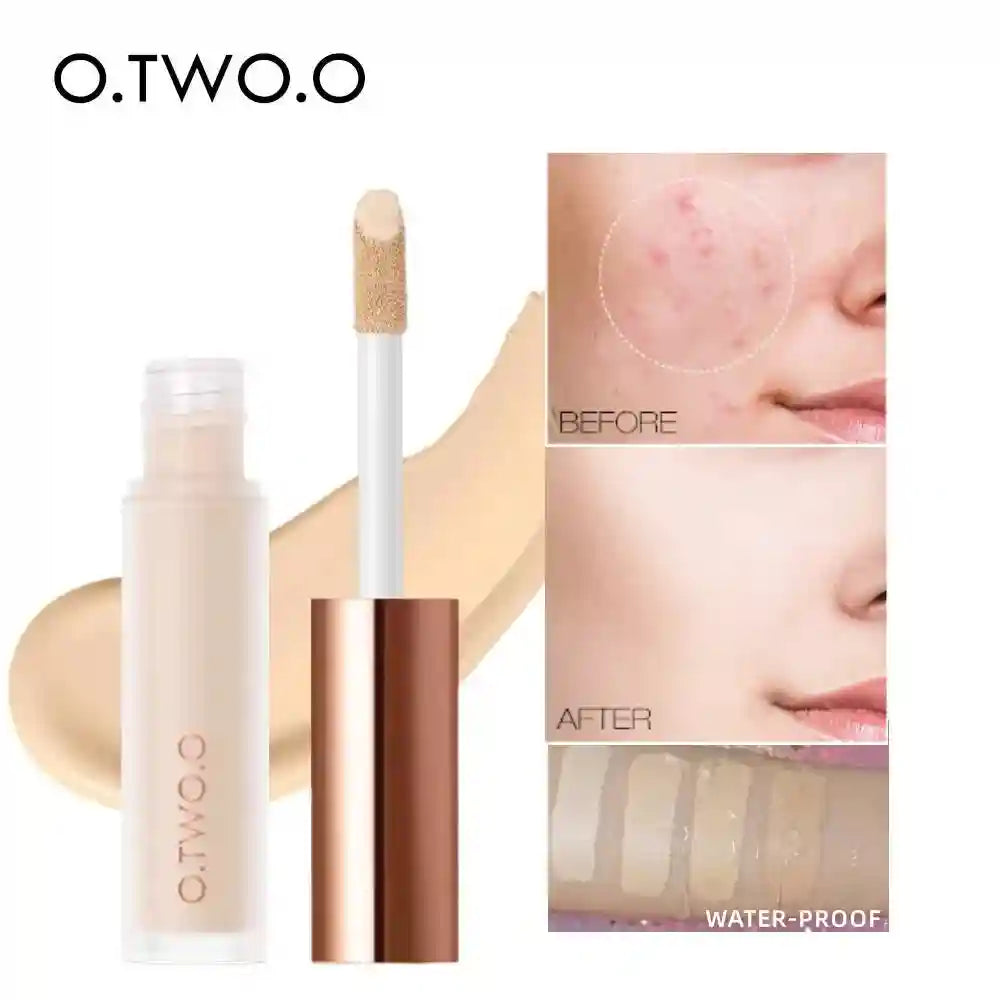 Tidesmit O.TWO.O full coverage liquid concealer for face makeup featuring long lasting waterproof dark circle hide