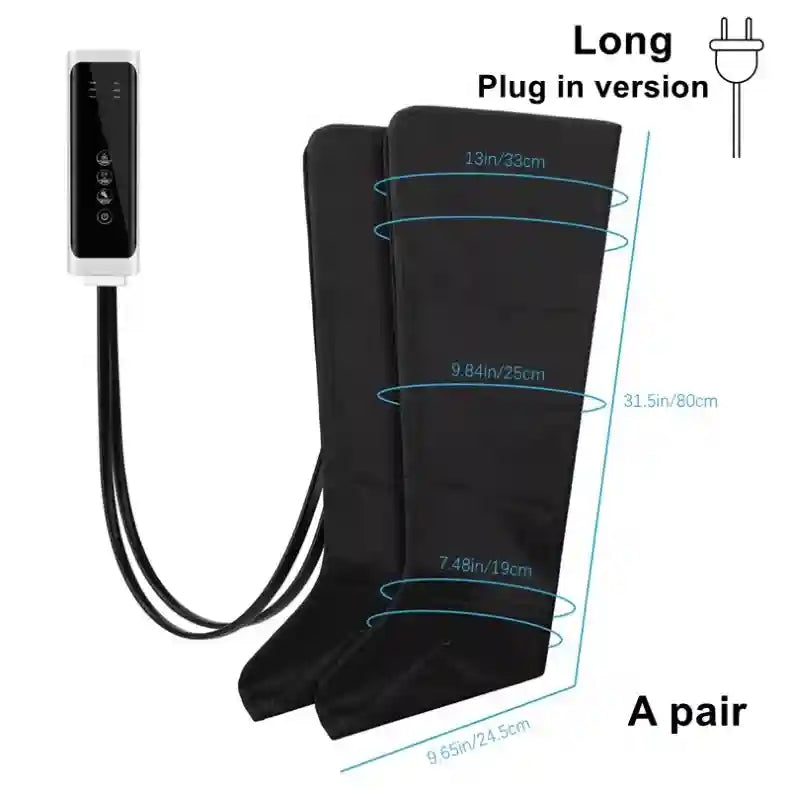 Leg Air Compression Massager - Deep Tissue Recovery Device Massage Roller Tidesmit