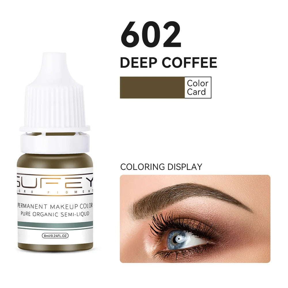 Microblading Pigment 8ml - Professional Permanent Makeup Brow Ink Permanent Makeup Machines Tidesmit
