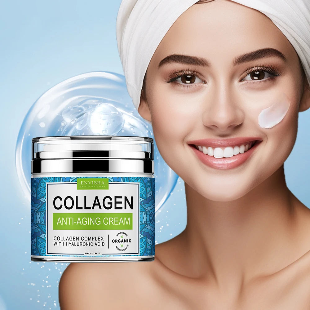 Face Skin Care Retinol Collagen Complex Cream Deeply Moisturizing Firming Nourishesing Smoothing Brightening Beauty Health