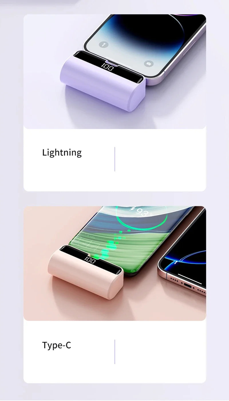 Portable Power Bank 50000mAh | Fast Charging USB-C Travel Battery Tidesmit