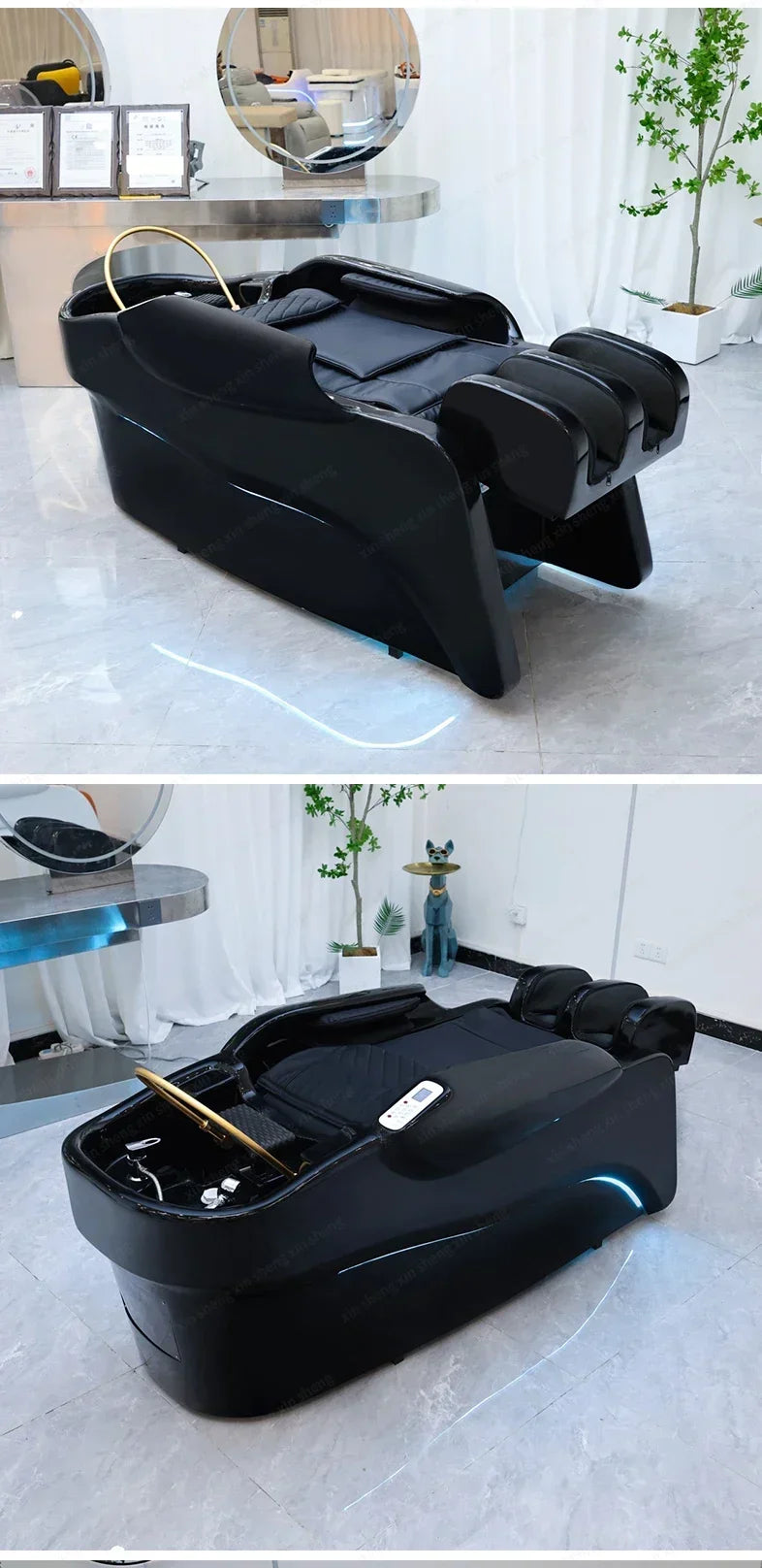 Japanese Shampoo Massage Bed | Ceramic Sink | Tidesmit Salon Furniture Massage Chairs Tidesmit