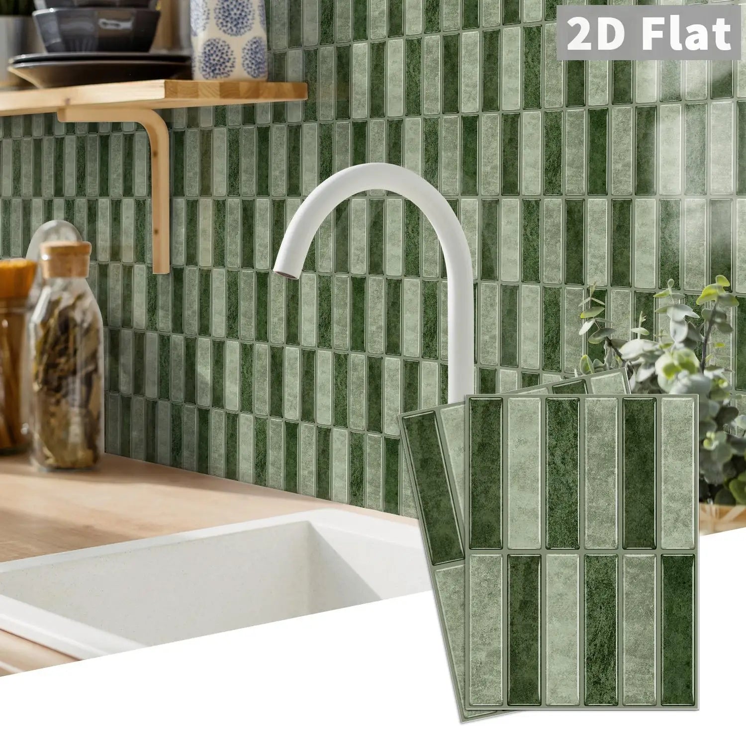 Self-adhesive tile decals, peel-and-stick tile stickers, splash-proof wall decor for kitchens and bathrooms, bedroom decor