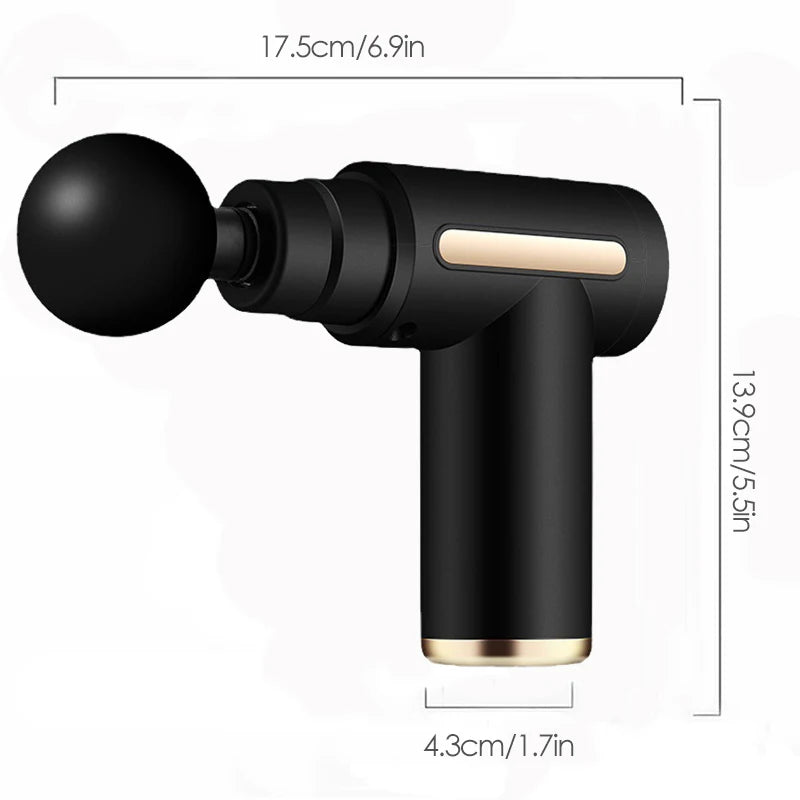 Mini Muscle Massage Gun | Portable Deep Tissue Percussion Massager Fascia Gun Tidesmit