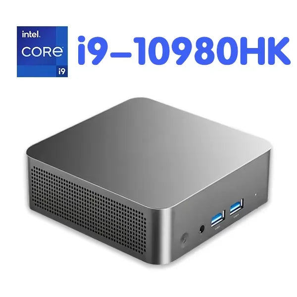 2026 Intel Core i9 10980HK Portable i9 Mini PC Computer Windows 11 32GB 1TB Gaming Computer WiFi 6 USB Portable Mini Desktop PC
